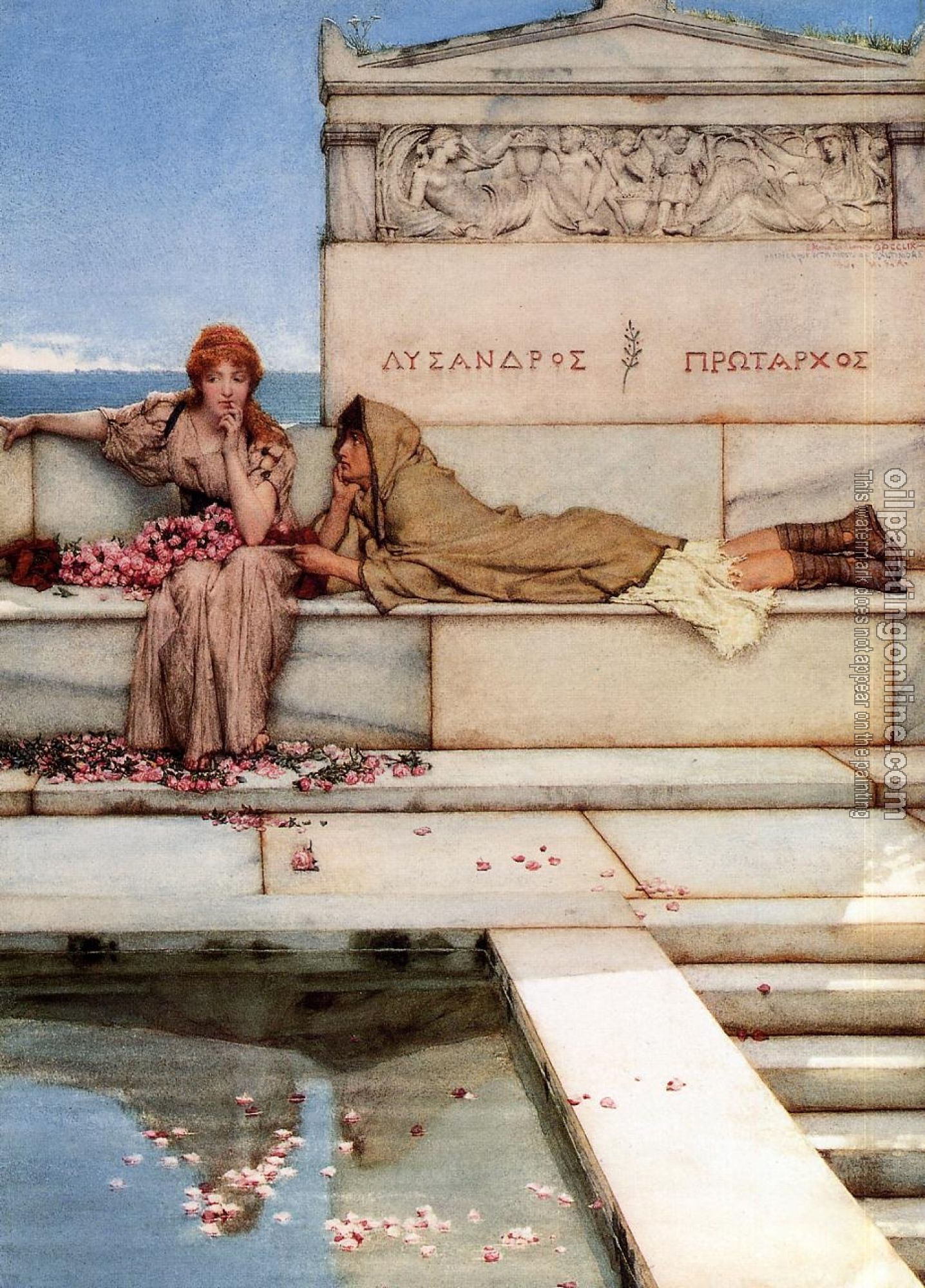 Alma-Tadema, Sir Lawrence - Xanthe and Phaon